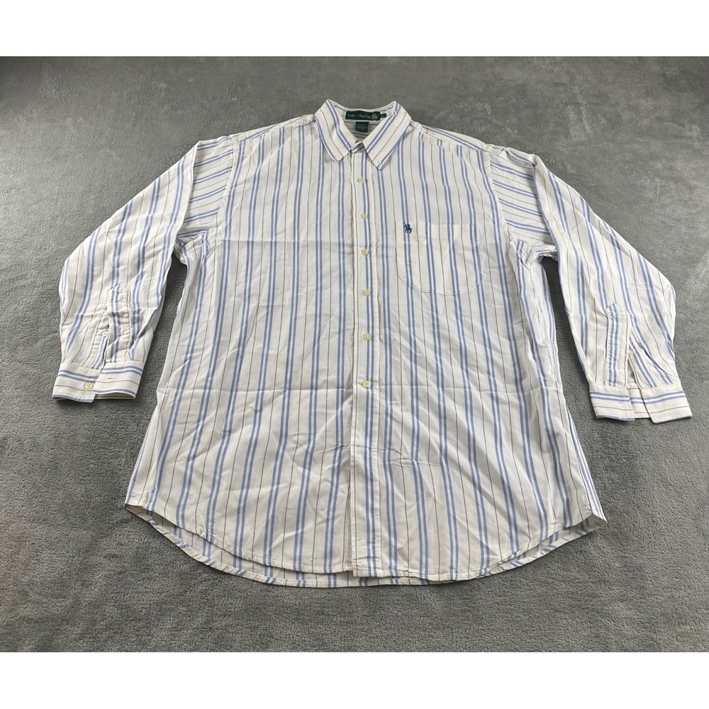 Knights of Round Table Mens Classic Fit Striped‎ Button Down Shirt Size XL